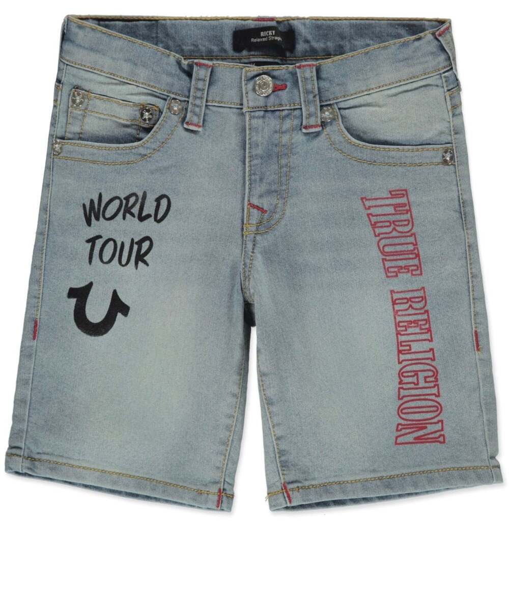 NWT True Religion Ricky Relaxed Straight Shorts Size 5 Retail $69